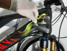 Individuelle Fahrradfolie